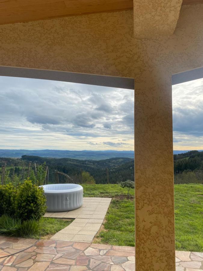 Vue Panoramique & Jacuzzi Prive Villa Saint-Hilaire  Exteriör bild